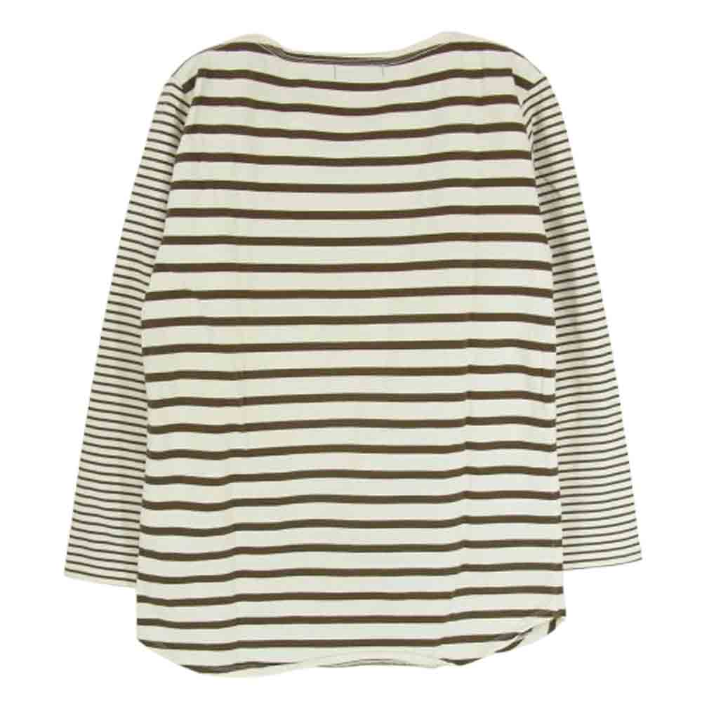 nonnative ノンネイティブ NN-C2506 SAILOR BOAT LS COTTON BORDER JERSEY ボーダー カットソー カーキ系 1【中古】