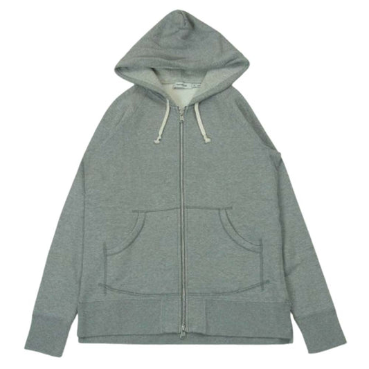 nonnative ノンネイティブ NN-C2601 DWELLER HOODED FULL ZIP COTTON SWEAT ジップ パーカー 日本製 グレー系 1【中古】