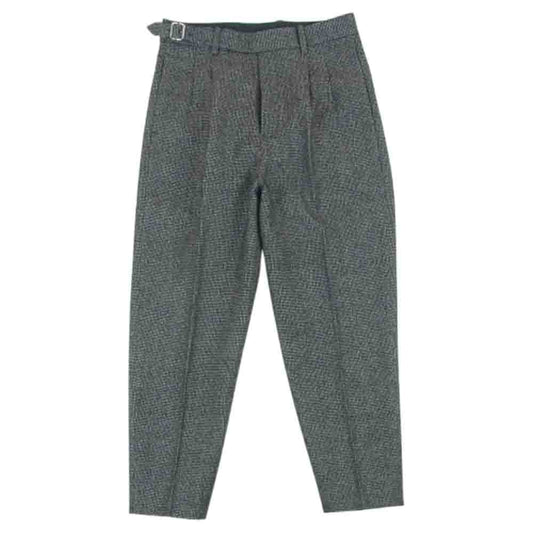 フランネル BBZ2092402A0003 2タック ウール ツイード パンツ 日本製 グレー系 2【中古】