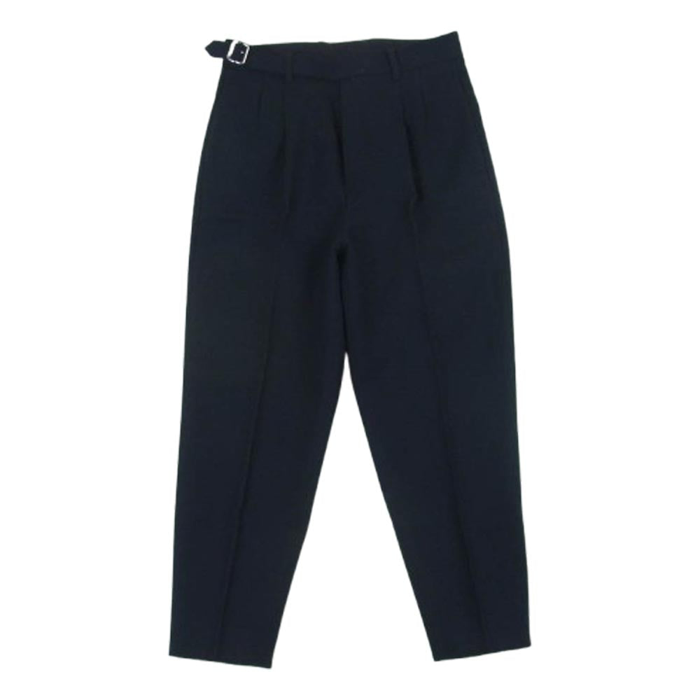 フランネル BBZ2092402A0001 2タック ウール パンツ 日本製 ダークネイビー系 2【中古】