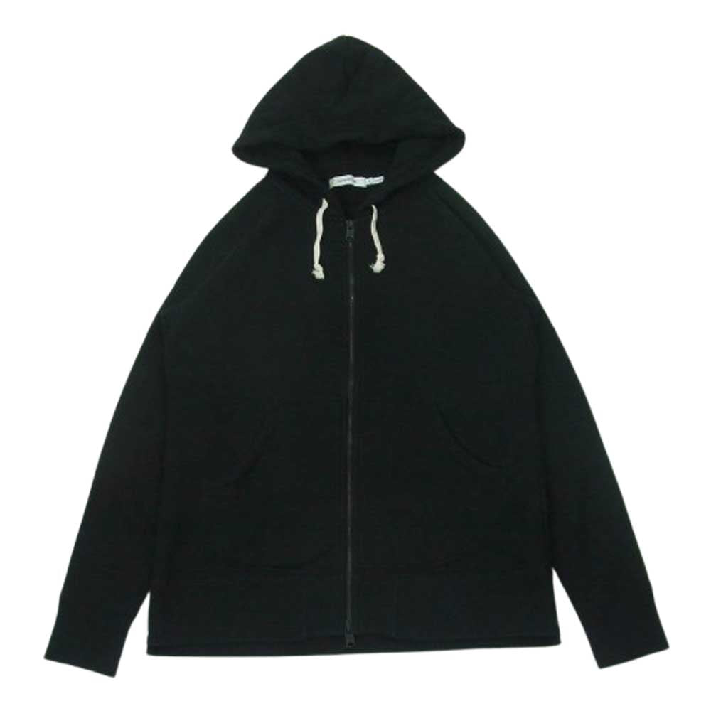 nonnative ノンネイティブ NN-C2601 DWELLER HOODED FULL ZIP COTTON SWEAT ジップ パーカー 日本製 ブラック系 1【中古】