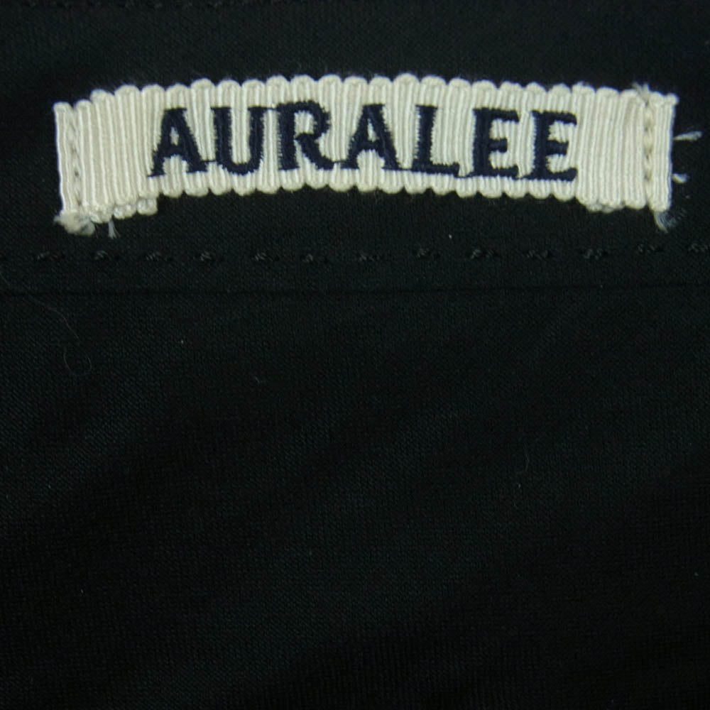 AURALEE オーラリー A8AP04MG WOOL KID MOHAIR GABARDINE NARROW SLACKS スラックス パンツ 日本製 グレー系 3【中古】