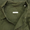 COMOLI コモリ N03-02004 open collar shirt オープンカラー シャツ グリーン系 1【中古】