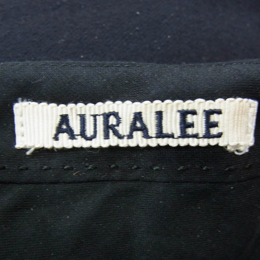 AURALEE オーラリー A8AP04LM LIGHT MELTON SLACKS スラックス パンツ ネイビー系 3【中古】