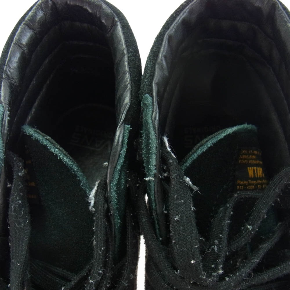 VANS バンズ WTAPS ダブルタップス スケート ハイ スニーカー 青みがかったグリーン系 26.5cm【中古】