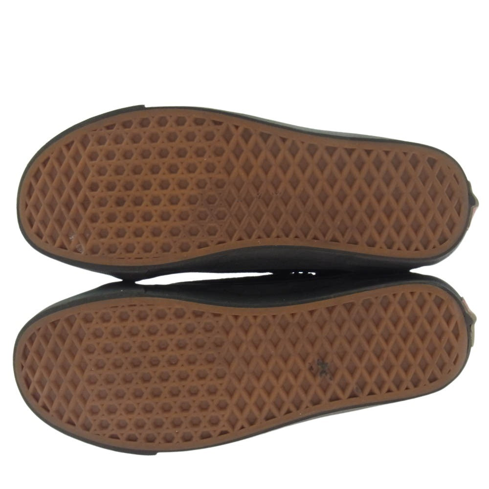 VANS バンズ WTAPS ダブルタップス スケート ハイ スニーカー 青みがかったグリーン系 26.5cm【中古】