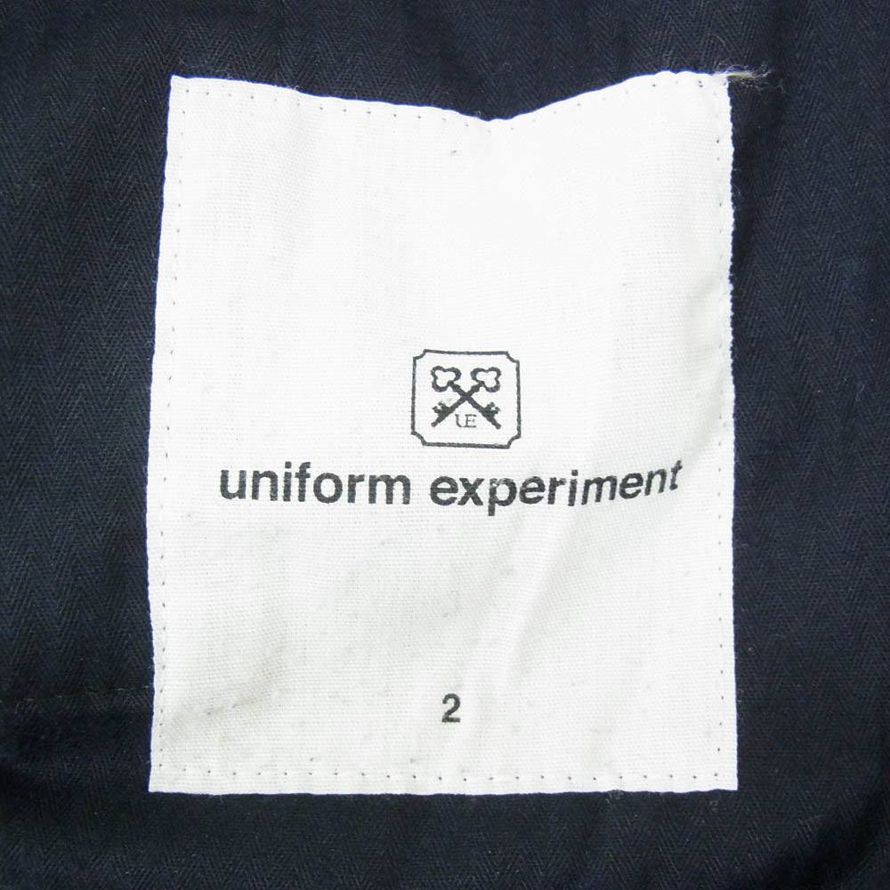uniform experiment ユニフォームエクスペリメント UE-212009 TR STRETCH SLIM FIT SLACKS フィット スラックス パンツ ダークグレー グレー系 2【中古】