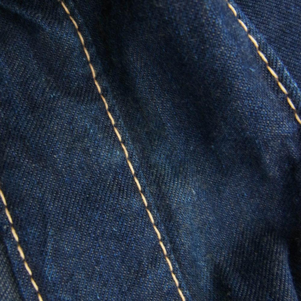 Levi's リーバイス TYPE1 JEANS 長袖 デニム ウエスタン シャツ インディゴブルー系 M【中古】