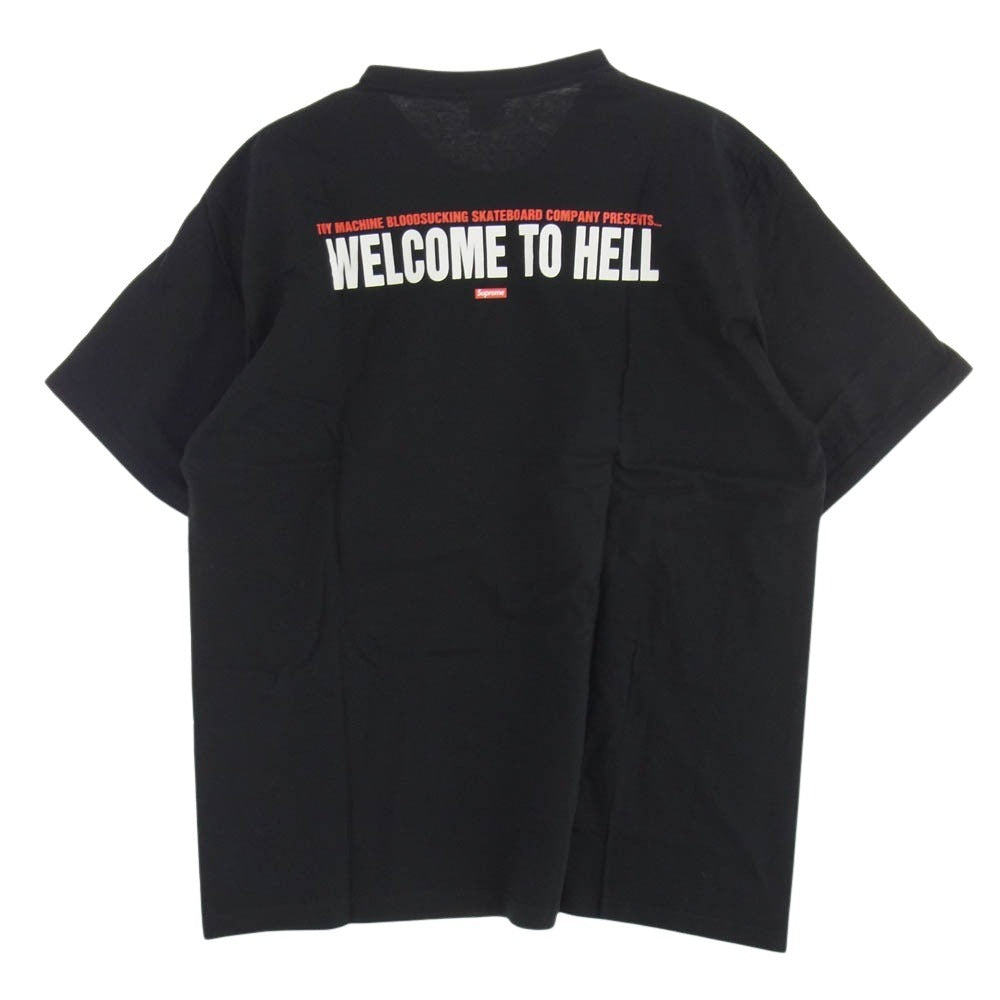 Supreme シュプリーム 24ss toy machine welcome to hell Tee トイマシーン ウェルカム トゥ ヘル Tシャツ ブラック系 XL【極上美品】【中古】