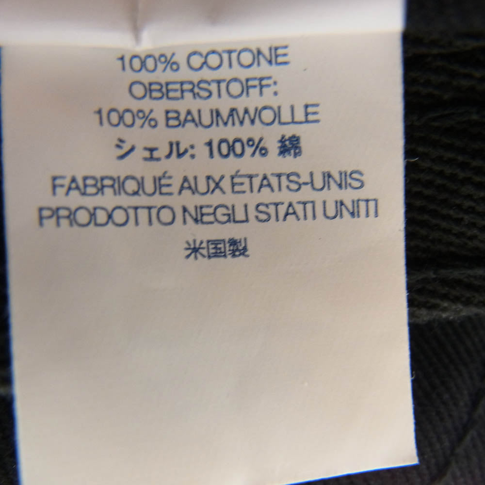 Supreme シュプリーム washed chino twill camp cap ブラック系【極上美品】【中古】