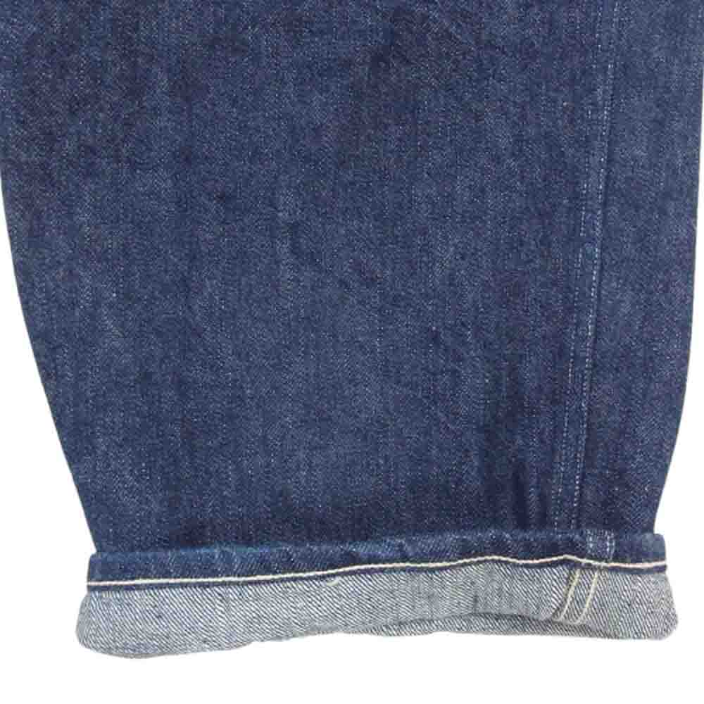 COMOLI コモリ 21SS T01-03004 ベルテッド デニム パンツ インディゴブルー系 2【中古】