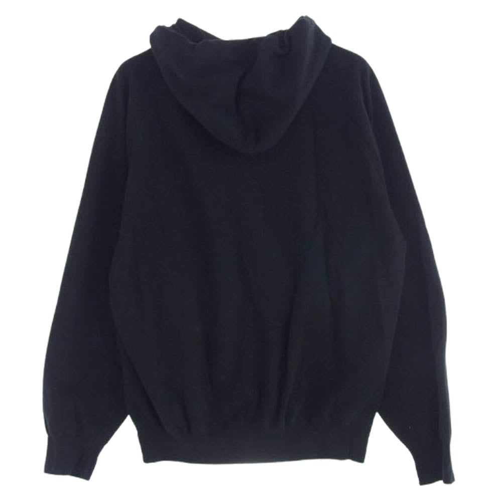 COMOLI コモリ 25SS B01-05012 LWコットン裏毛 ライトウェイト ジップ パーカー フーディ ブラック系 2【美品】【中古】