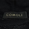 COMOLI コモリ 25SS B01-05012 LWコットン裏毛 ライトウェイト ジップ パーカー フーディ ブラック系 2【美品】【中古】