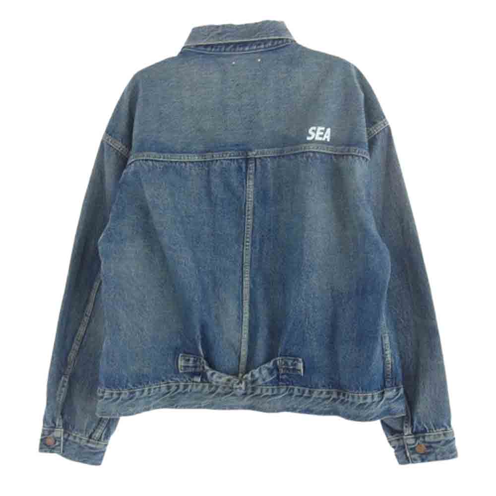 MINEDENIM マインデニム 24SS 24MND-WAS001 WINDANDSEA E.BF-GJKT USS デニム ジャケット インディゴブルー系 1【中古】