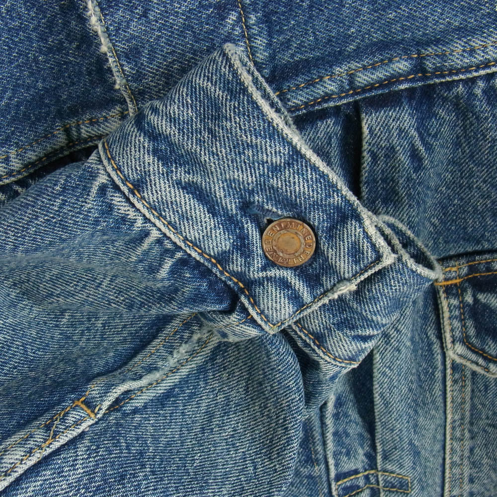 MINEDENIM マインデニム 24SS 24MND-WAS001 WINDANDSEA E.BF-GJKT USS デニム ジャケット インディゴブルー系 1【中古】