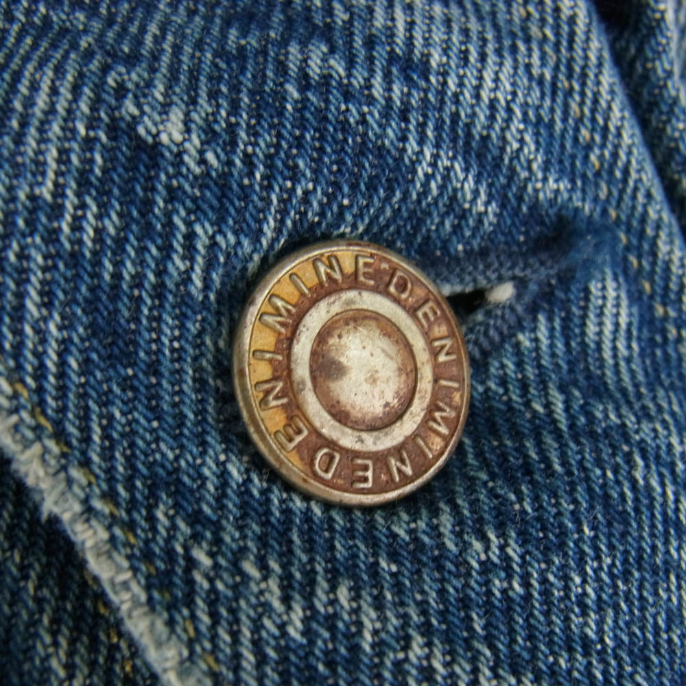 MINEDENIM マインデニム 24SS 24MND-WAS001 WINDANDSEA E.BF-GJKT USS デニム ジャケット インディゴブルー系 1【中古】
