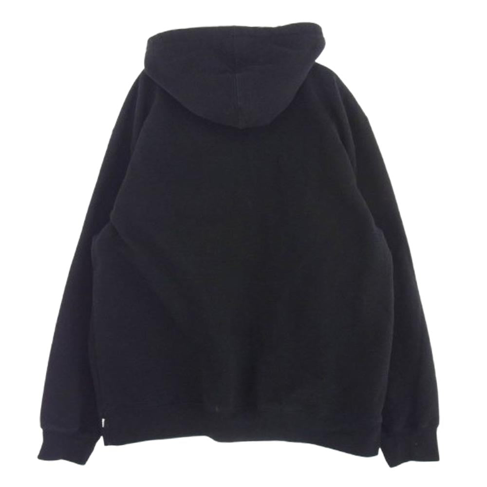 Supreme シュプリーム 22SS Burberry Box Logo Hooded Sweatshirt バーバリー ボックス ロゴ フーディー スウェットシャツ パーカー ブラック系 XL【中古】