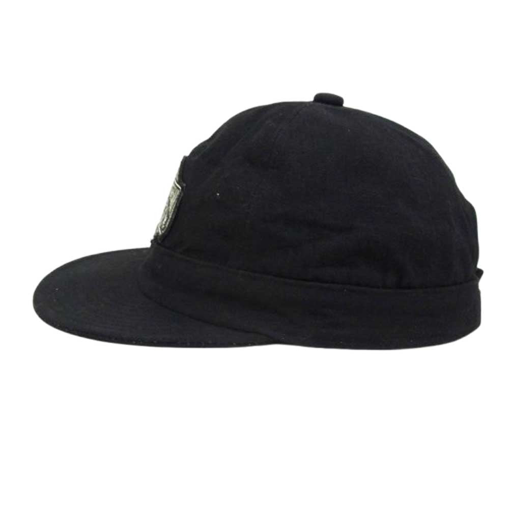 WESTRIDE ウエストライド ロゴ ワッペン コットン キャップ ブラック系 L【中古】