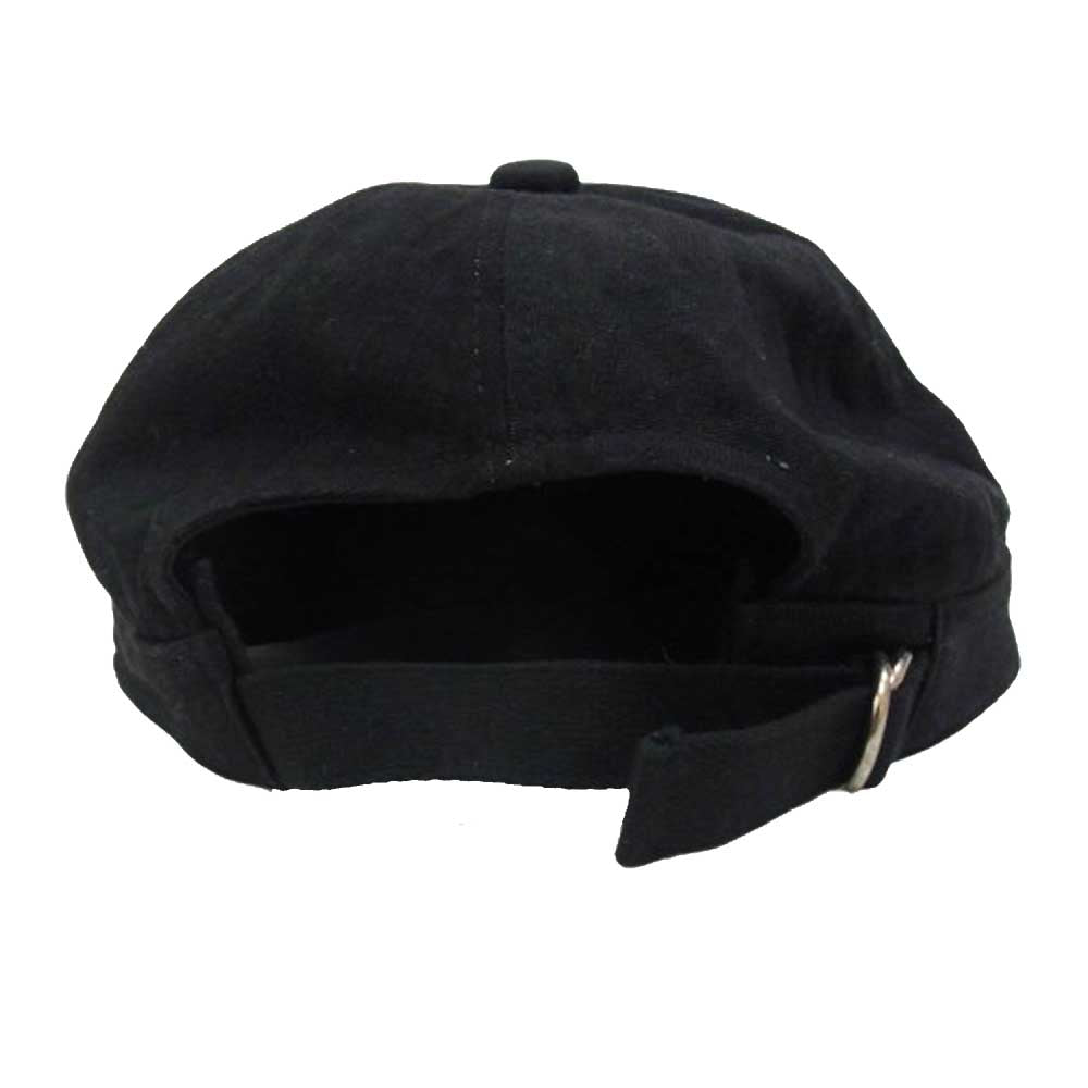 WESTRIDE ウエストライド ロゴ ワッペン コットン キャップ ブラック系 L【中古】