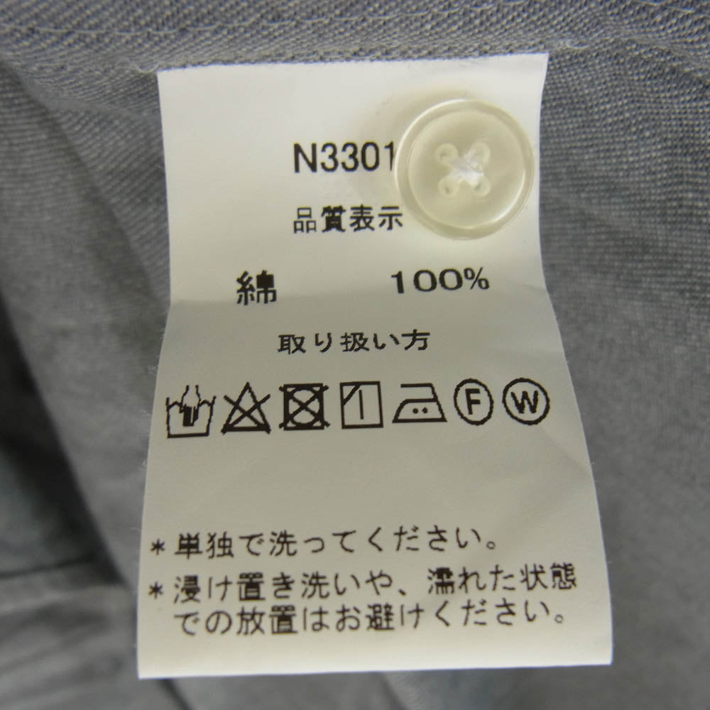 ネップス ビンテージ ヴィンテージ ツイル オーバーサイズ 長袖 シャツ グレー系 M【中古】