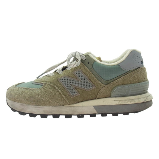 NEW BALANCE ニューバランス U574LGST Stone Island 574 Legacy Green ストーンアイランド レガシー グリーン ローカット スニーカー グリーン系 26.5cm【中古】