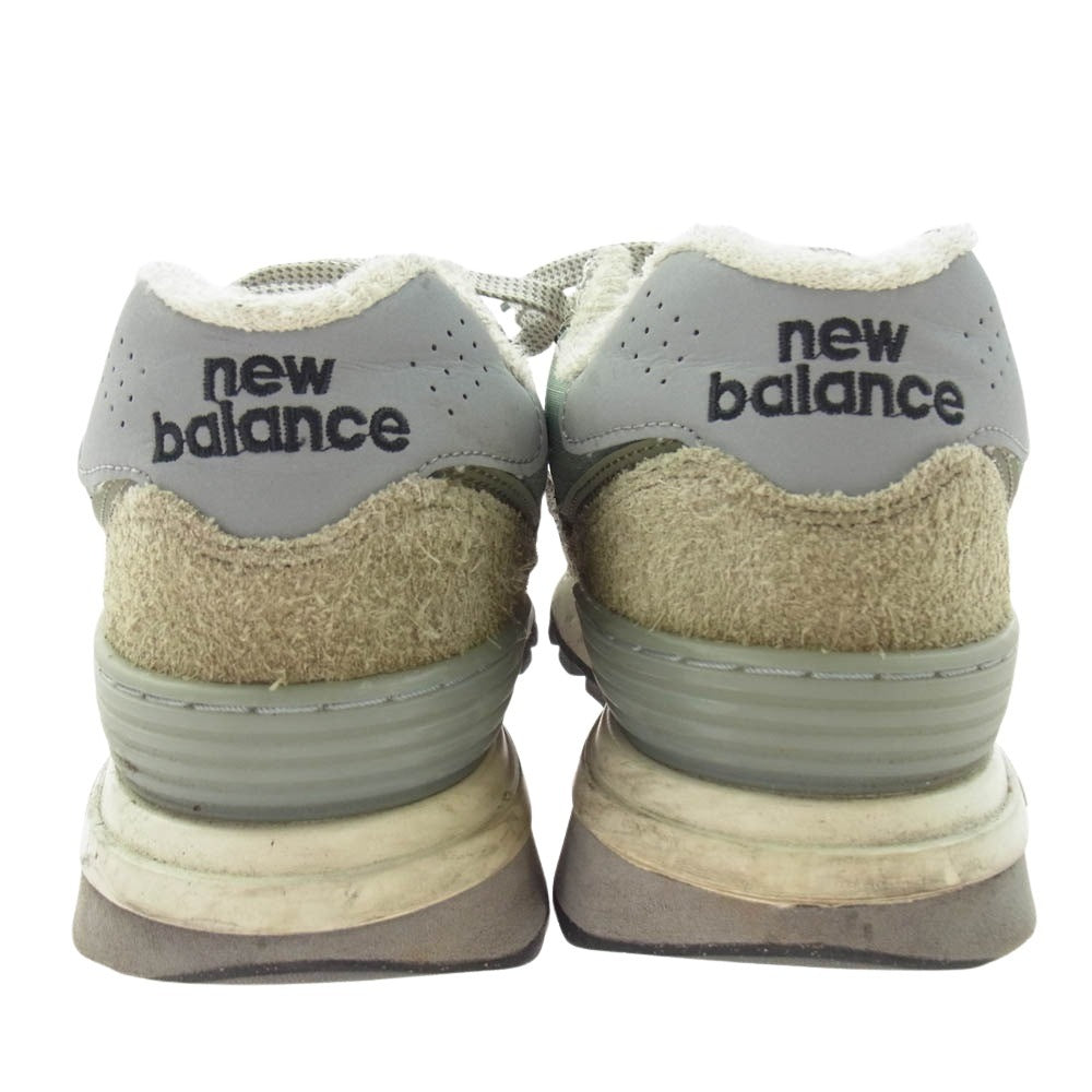 NEW BALANCE ニューバランス U574LGST Stone Island 574 Legacy Green ストーンアイランド レガシー グリーン ローカット スニーカー グリーン系 26.5cm【中古】