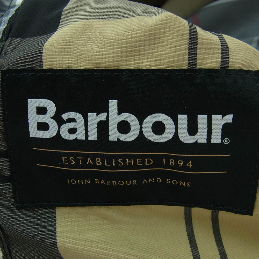 Barbour バブアー 251MCA1073 TRANSPORT トランスポート 襟 コーデュロイ リバーシブル ジャケット ブラック系 38【中古】