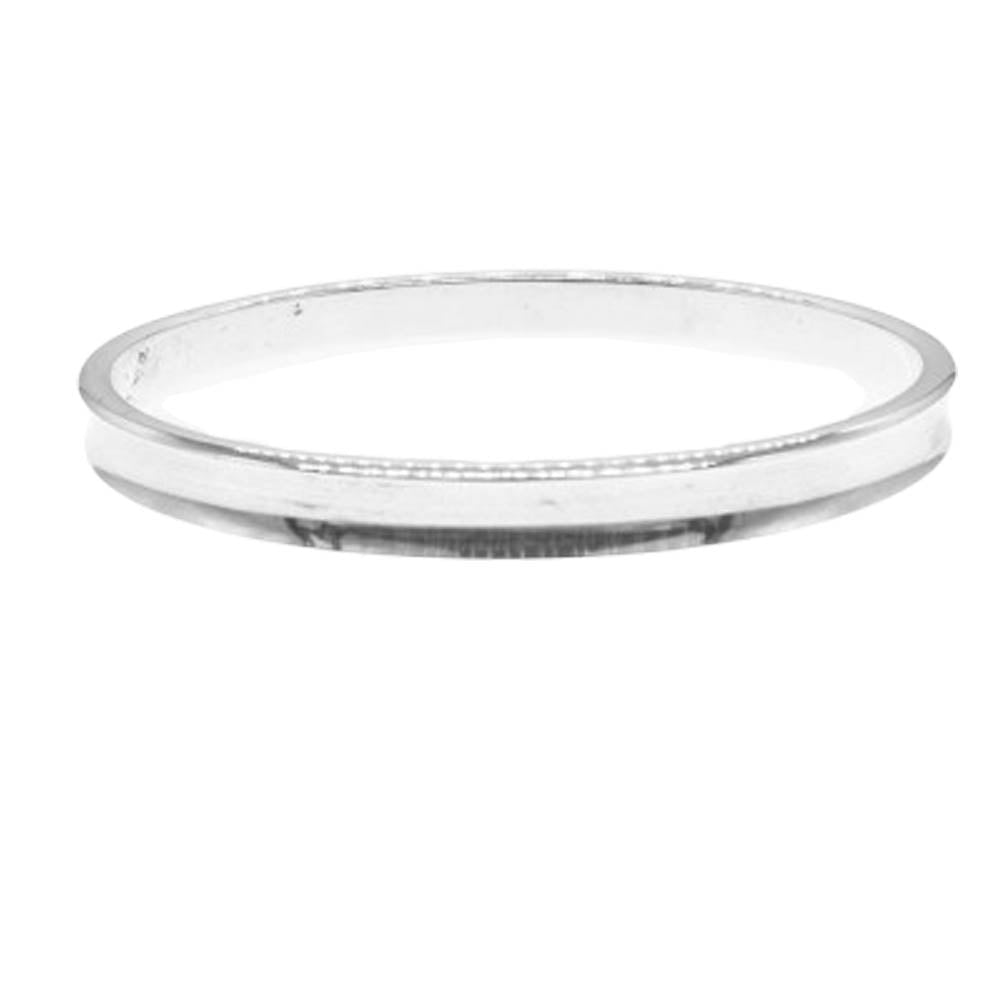 TIFFANY&Co. ティファニー 1837 ナロー シルバー バングル ブレスレット シルバー系【中古】