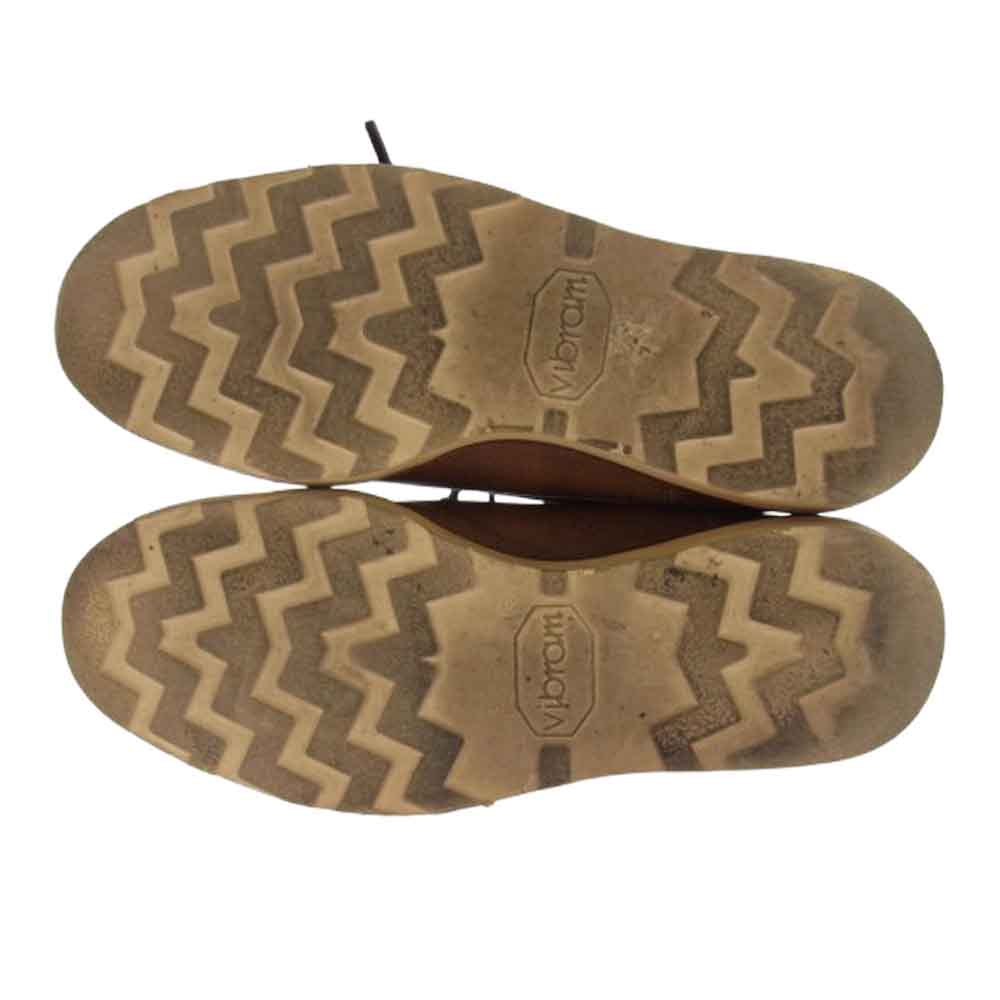 Chippewa チペワ 91074 LACE TO TOE レース トゥ レザー モンキー ブーツ ライトブラウン系 8.5【中古】