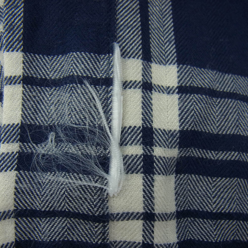 RALPH LAUREN ラルフローレン CUSTOM FIT チェック BD シャツ ブルー系 M【中古】