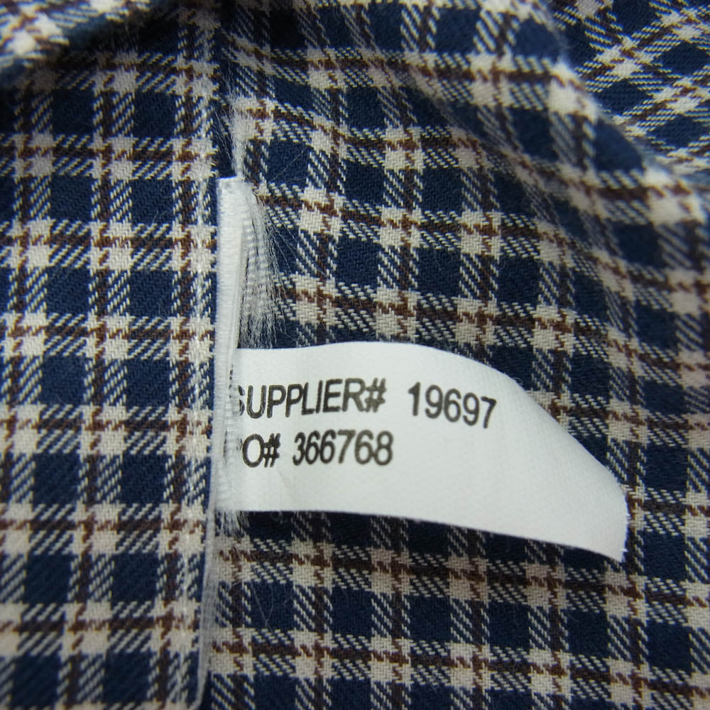 RALPH LAUREN ラルフローレン CUSTOM FIT チェック BD シャツ ブルー系 M【中古】