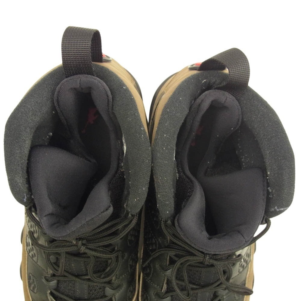 NIKE ナイキ 302370-020 Air Jordan 9 Retro Olive エアジョーダン9 レトロ オリーブ 2012年製 ハイカット スニーカー ブラック系 カーキ系 30cm【中古】