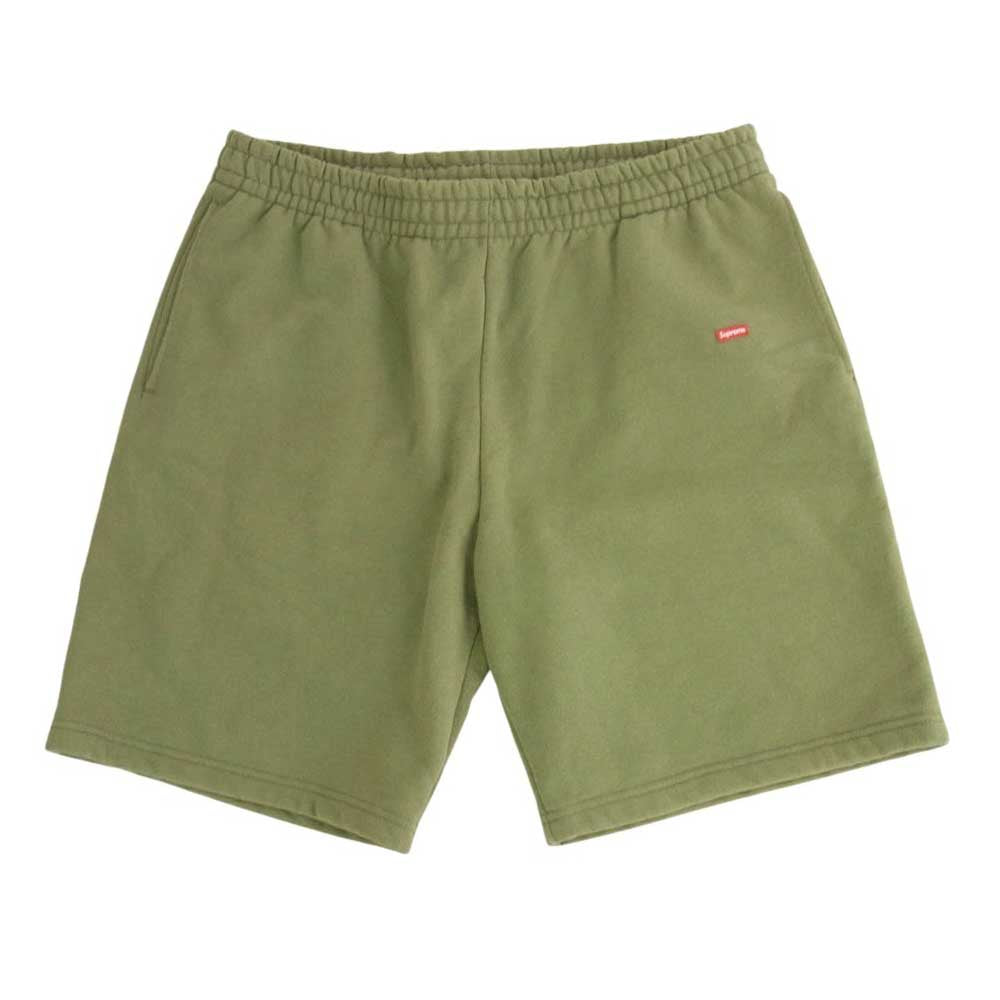Supreme シュプリーム 23AW Small Box Sweatshort スモール ボックス ロゴ スウェット ショーツ ショート パンツ カーキ系 XL【中古】