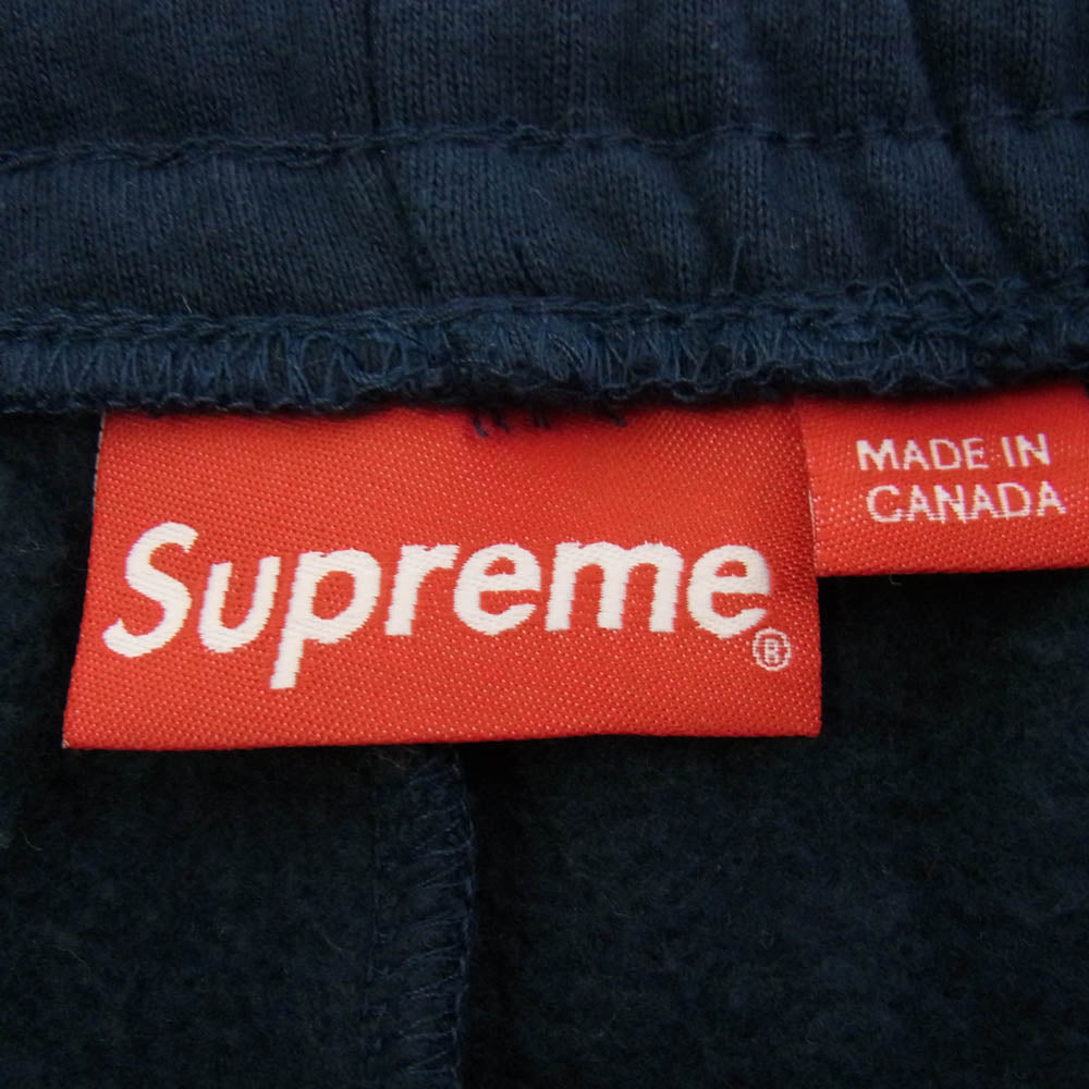 Supreme シュプリーム 23SS Small Box Baggy Cargo Sweatshort スモール ボックス ロゴ バギー カーゴ スウェット ショーツ ショート パンツ ダークネイビー系 XL【中古】