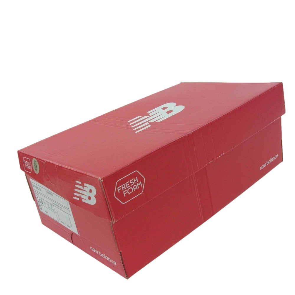 NEW BALANCE ニューバランス W1080C12 Fresh Foam フレッシュフォーム ランニングシューズ スニーカー ライトブルー系 24cm【新古品】【未使用】【中古】