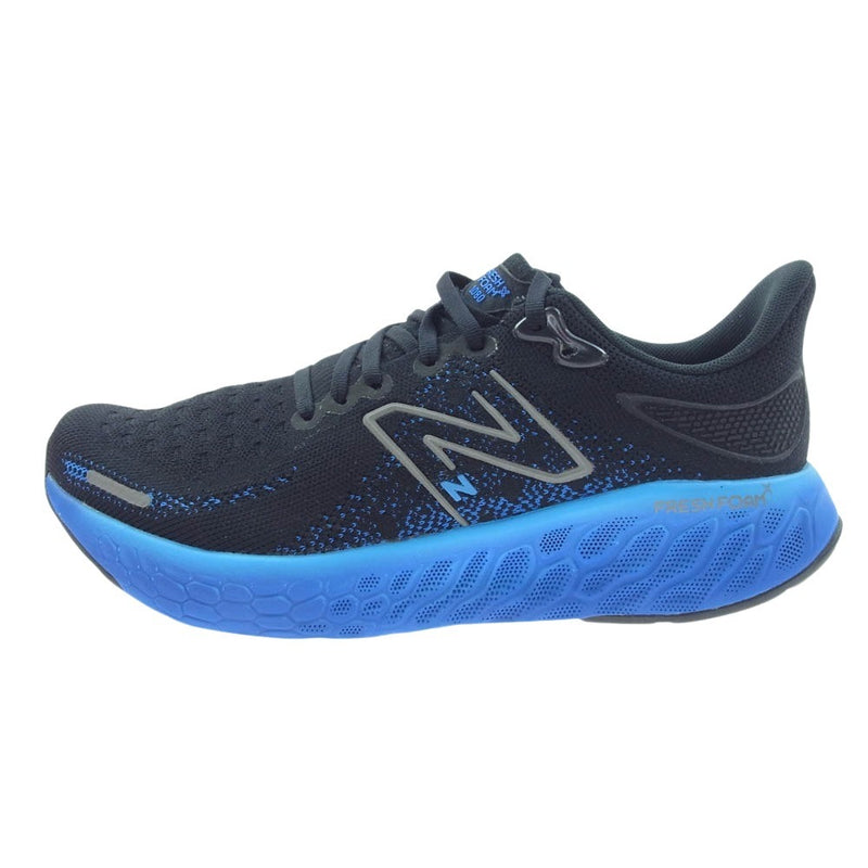 NEW BALANCE ニューバランス M1080Z12 Fresh Foam フレッシュフォーム ランニングシューズ スニーカー ブラック系 ブルー系 26.5cm【新古品】【未使用】【中古】