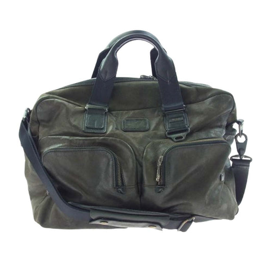 TUMI トゥミ 92340DH 2WAY Everette Essential Tote エバレット エッセンシャル トート オーバーナイターバッグ ビジネスバッグ ブリーフケース ショルダーバッグ オリーブ・カーキ【中古】