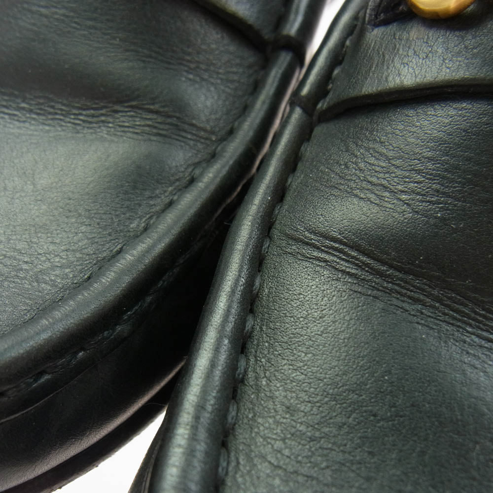 GUCCI グッチ 100 255 Horsebit Loafer ホースビット ローファー ブラック系 5.5【中古】