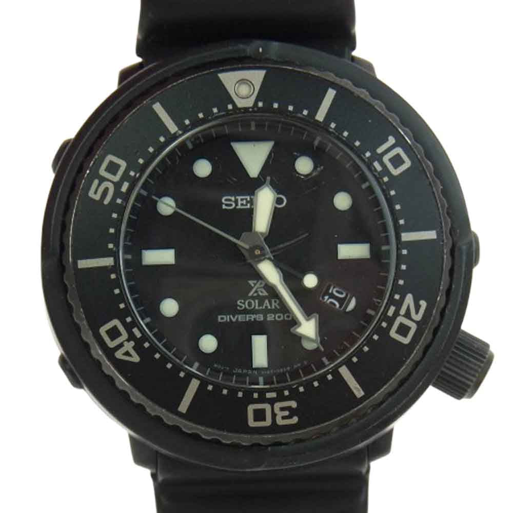 SEIKO セイコー V147-0BM0 UNITED ARROWS BEAUTY&YOUTH 別注 500本限定 プロスペックス ソーラー腕時計 ブラック系【中古】