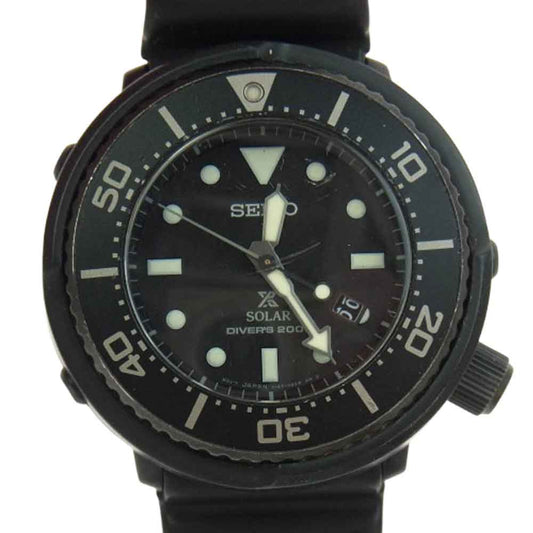 SEIKO セイコー V147-0BM0 UNITED ARROWS BEAUTY&YOUTH 別注 500本限定 プロスペックス ソーラー腕時計 ブラック系【中古】
