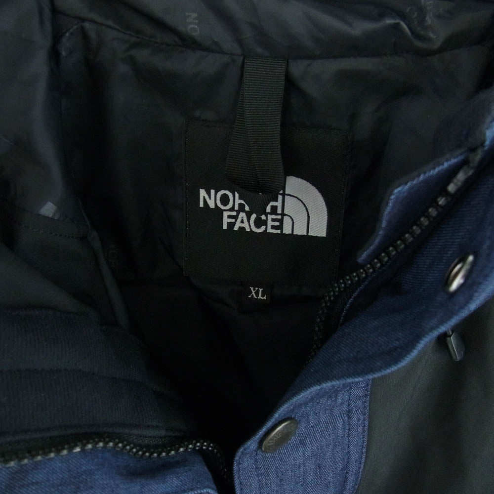 THE NORTH FACE ノースフェイス NP12032 Mountain Light Denim Jacket マウンテン ライト デニム ジャケット マウンテンパーカー インディゴブルー系 XL【新古品】【未使用】【中古】