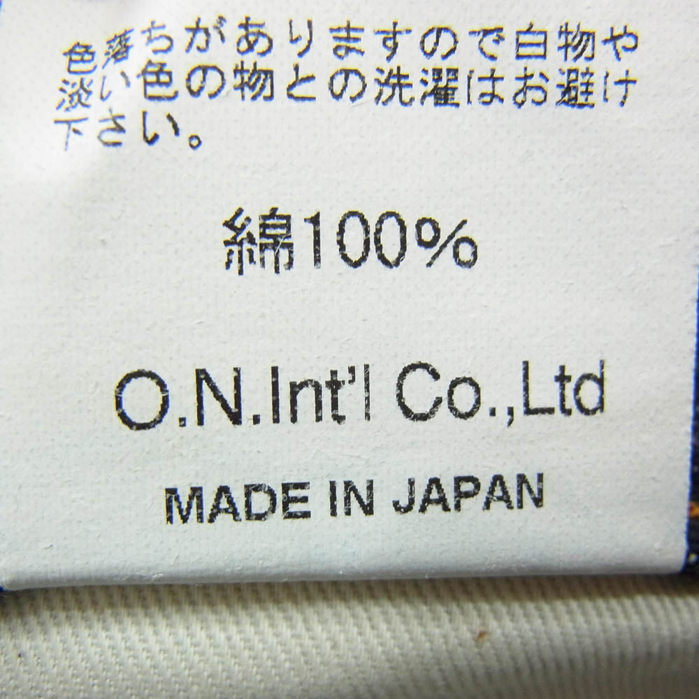 ONI DENIM 鬼デニム ONI-426 13oz デニム Lot.426 ブーツカット デニム パンツ 33インチ インディゴブルー系 33【美品】【中古】