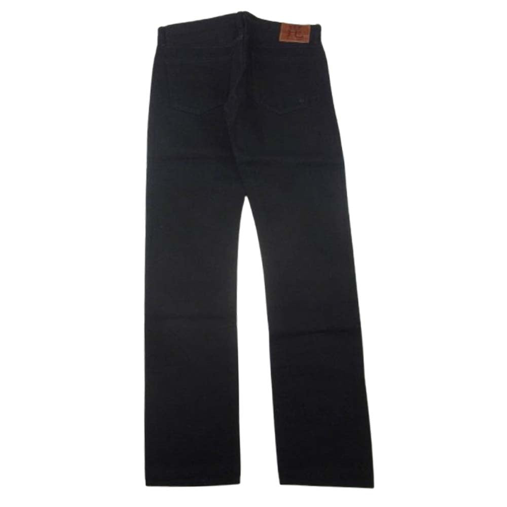 MaruniJeans マルニジーンズ BI-18536BK 毘沙門天 ジーンズ 15oz ブラック系 33【美品】【中古】