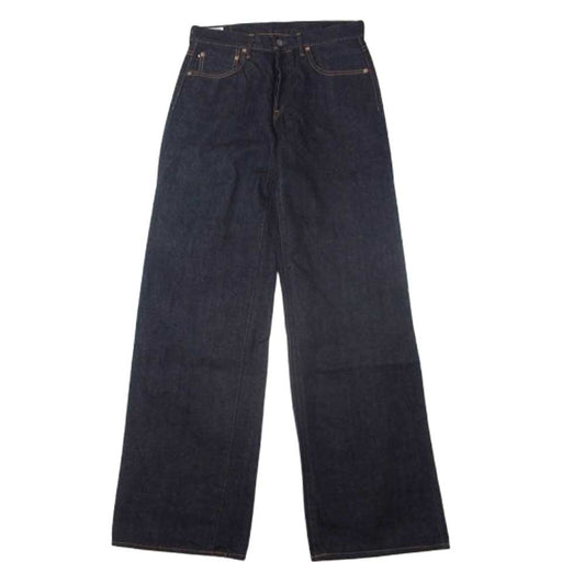 ONI DENIM 鬼デニム ONI-222 15oz ローテンション デニム スーパー ワイド ストレート パンツ インディゴブルー系 31【美品】【中古】