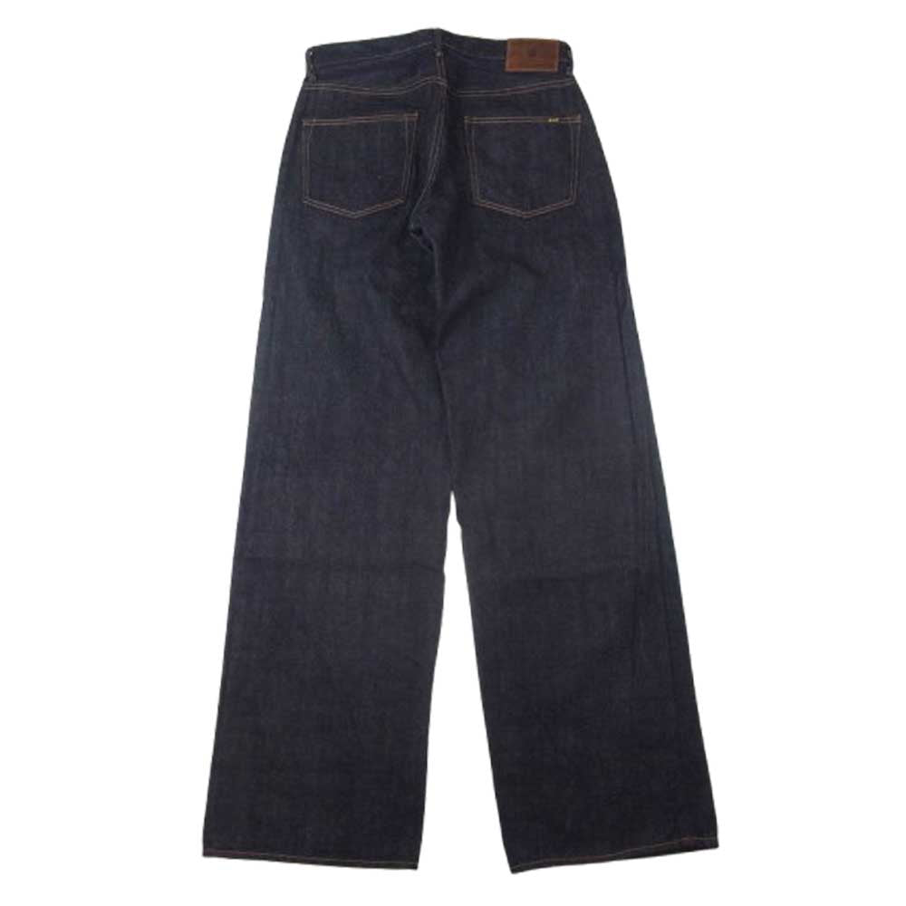 ONI DENIM 鬼デニム ONI-222 15oz ローテンション デニム スーパー ワイド ストレート パンツ インディゴブルー系 31【美品】【中古】