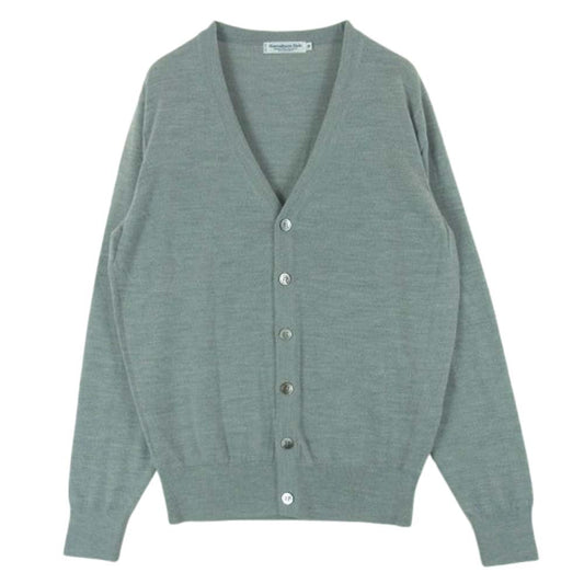 メーカーズシャツ鎌倉 NM0034 カマクラ ニット ウール カーディガン グレー系 M【中古】