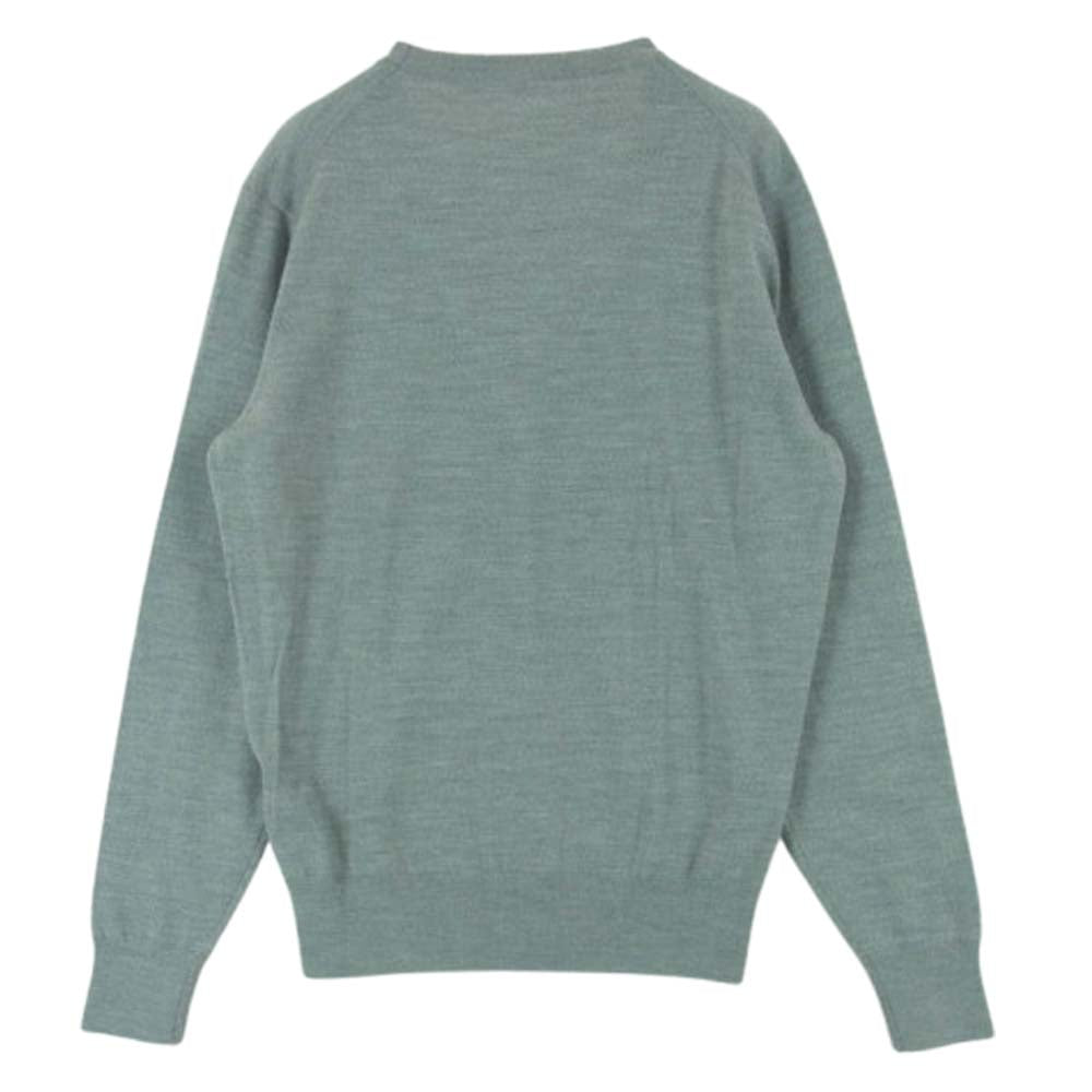 メーカーズシャツ鎌倉 NM0034 カマクラ ニット ウール カーディガン グレー系 M【中古】