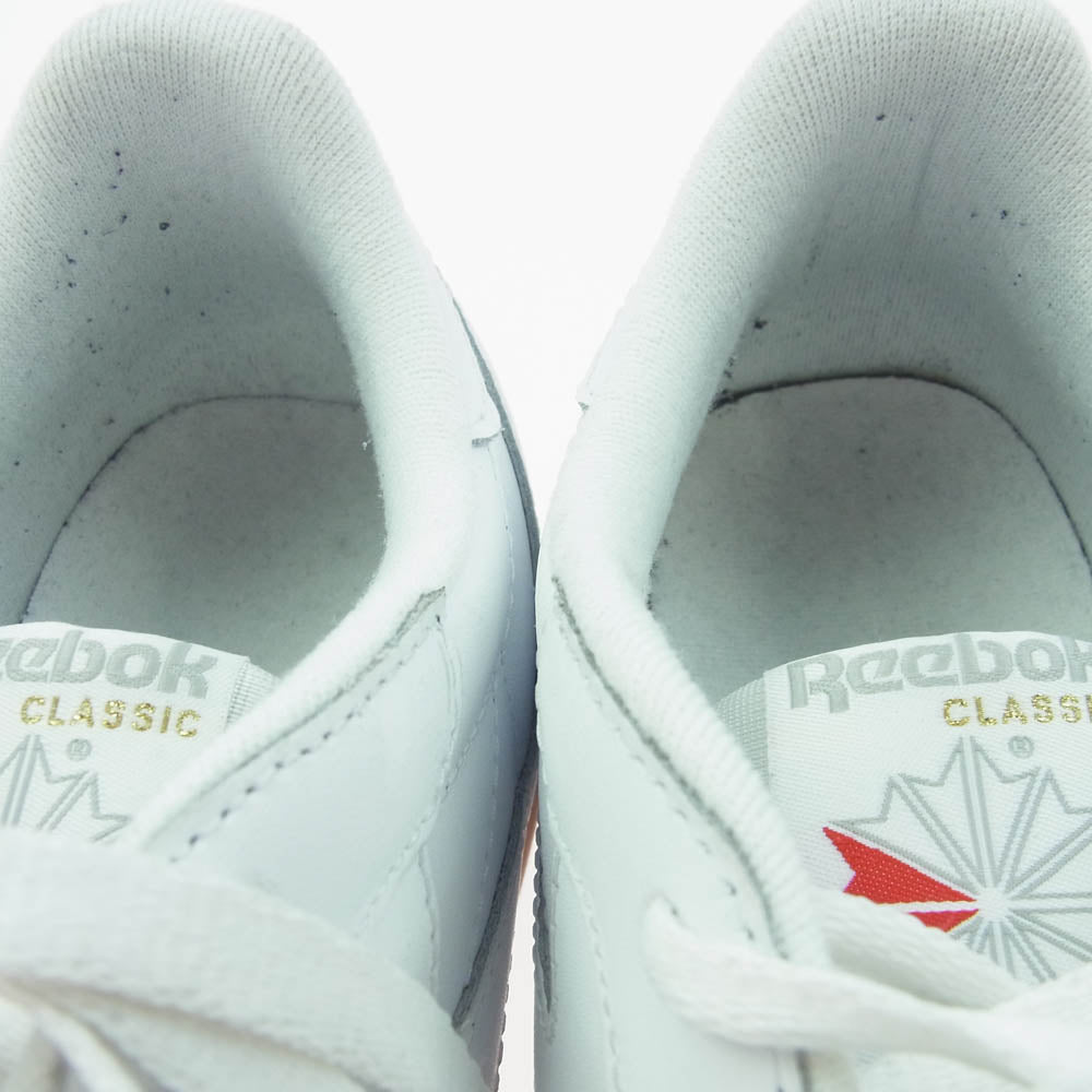 Reebok リーボック 100008491 Classic Leather Shoes クラシック レザー シューズ ローカット スニーカー ホワイト系 27.5cm【中古】