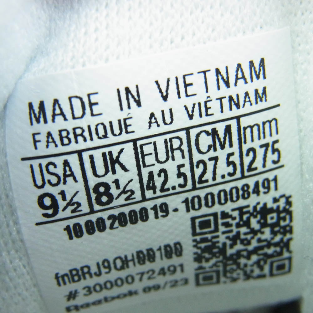 Reebok リーボック 100008491 Classic Leather Shoes クラシック レザー シューズ ローカット スニーカー ホワイト系 27.5cm【中古】