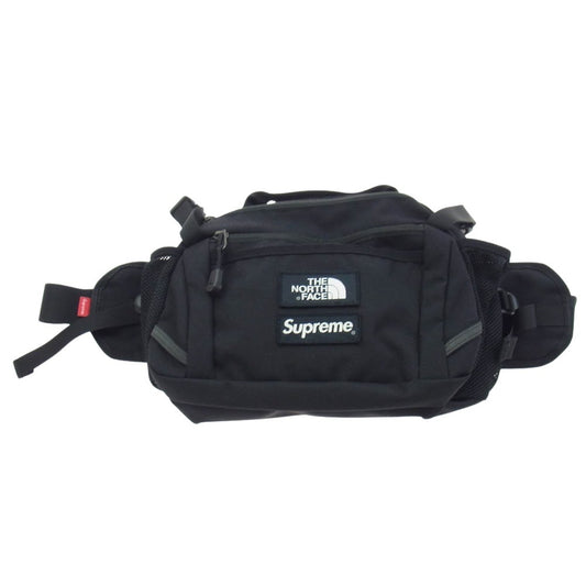 Supreme シュプリーム 18AW NF0A3SE7 THE NORTH FACE Expedition Waist Bag ノースフェイス エクスペディション ボックスロゴ ウエスト バッグ ブラック系【中古】